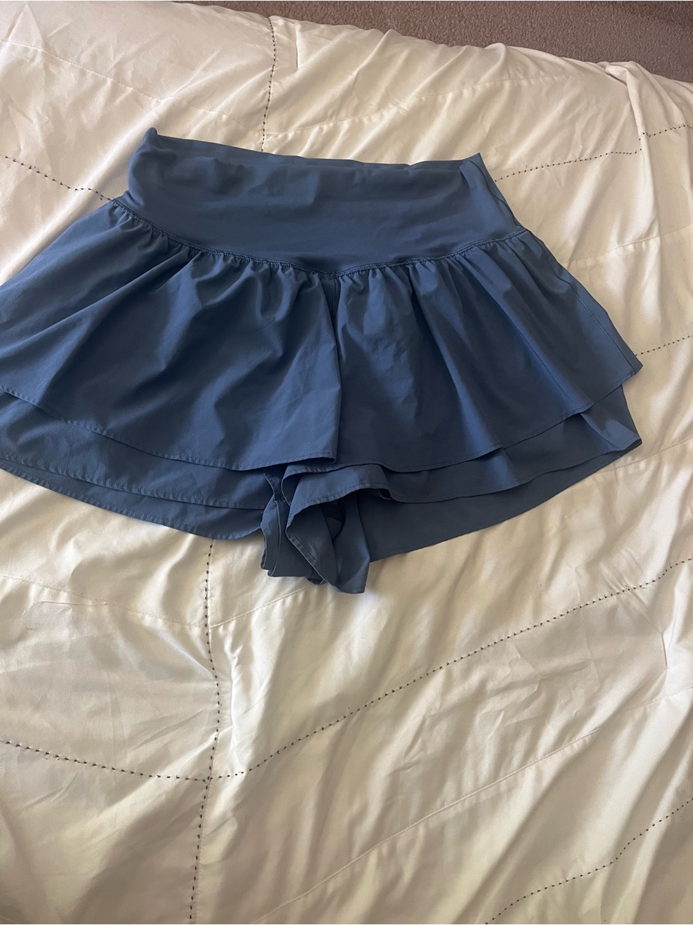 Women’s American eagle aerie Blue Layered Skort Shorts xl